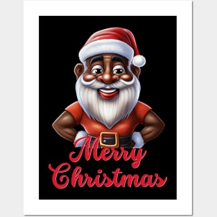 Black Santa, African American Santa Posters and Art